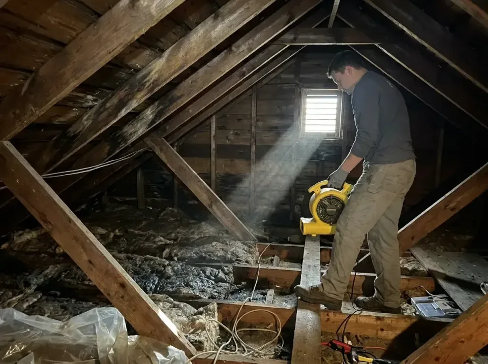 attic-water-damage-drying-proc-007 — frequently asked questions, Emergency Water Extraction & 24/7 Flood Response in Watervi…